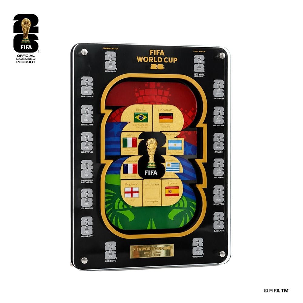 FIFA World Cup 2026 Official Licensed Product | World Champion Pin Collection Set (DIY Champion Flag)|F26-PKPN-0001