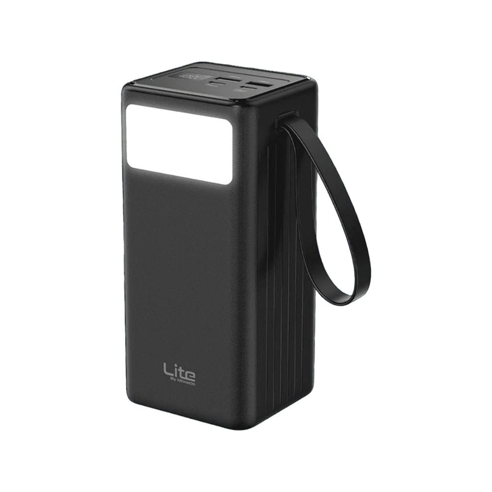 Moxedo Lite Multi-Port Mini Power Station 50000mAh with 20W Output & Portable Backup Power | Black - ML-PB021