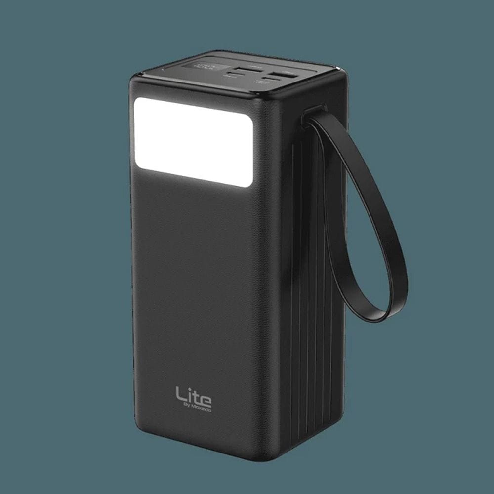 Moxedo Lite Multi-Port Mini Power Station 50000mAh with 20W Output & Portable Backup Power | Black - ML-PB021