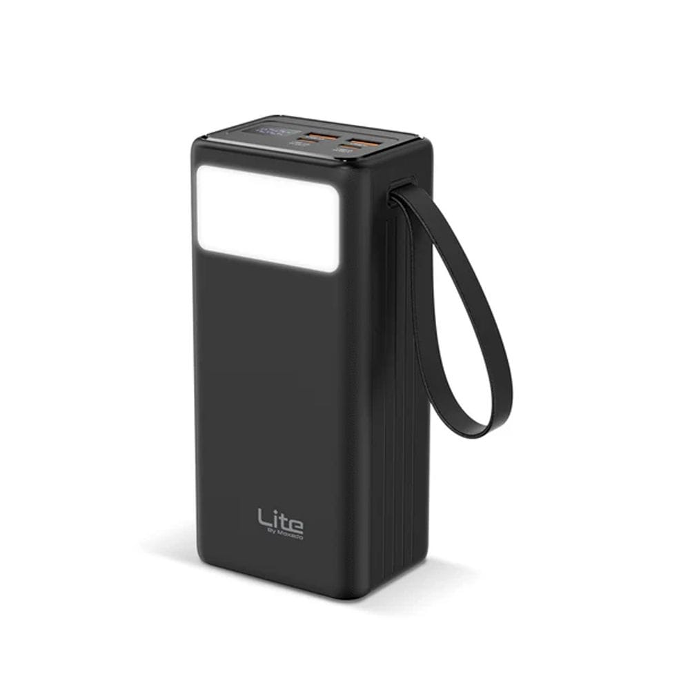 Moxedo Lite Multi-Port Mini Power Station 40000mAh with 65W Output & Portable Backup Power | Black - ML-PB020