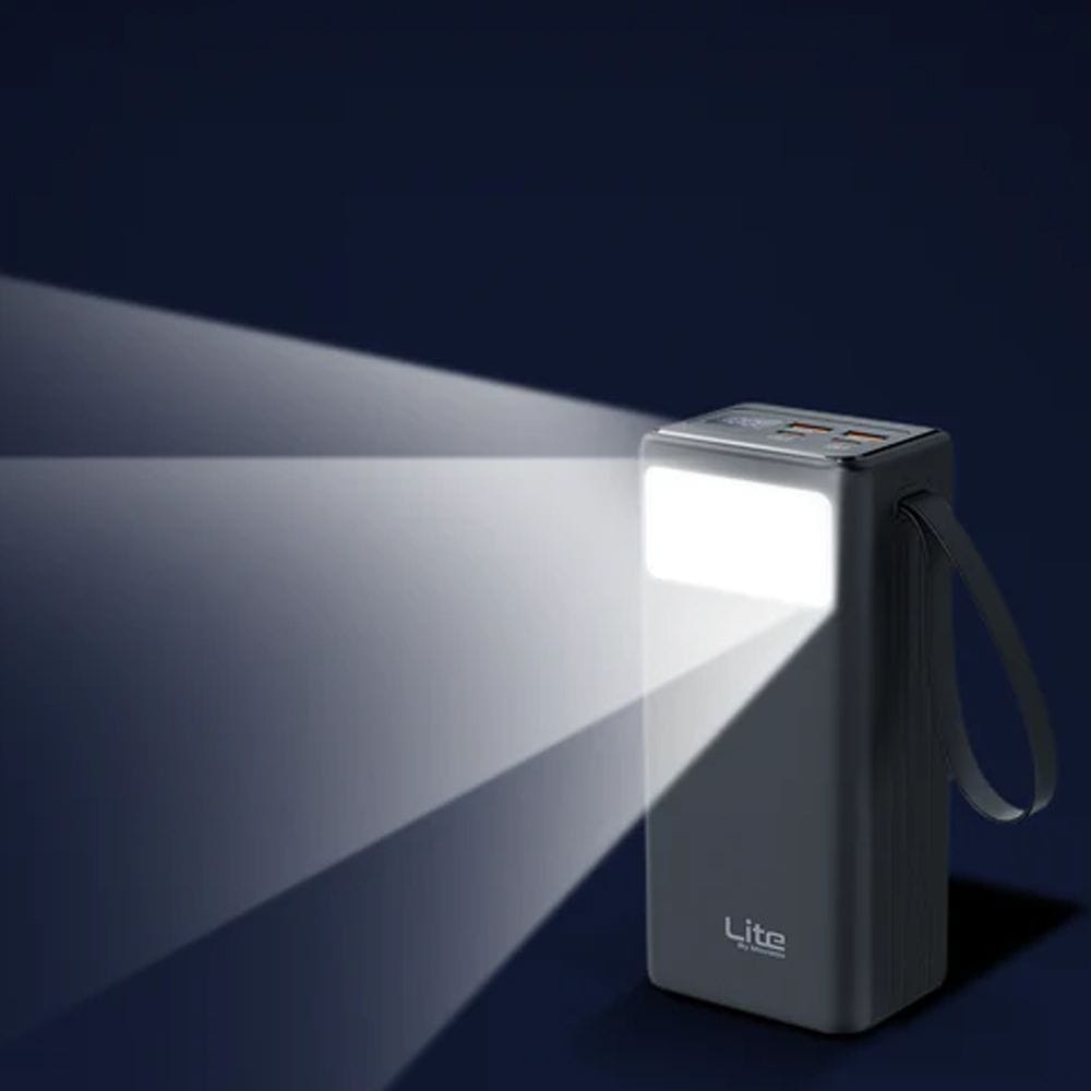 Moxedo Lite Multi-Port Mini Power Station 40000mAh with 65W Output & Portable Backup Power | Black - ML-PB020