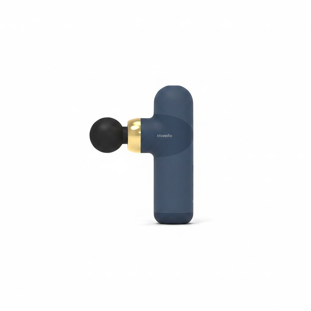 Moxedo Muscle Pro Massager, Deep Tissue Handheld Electric Massager - Navy Blue