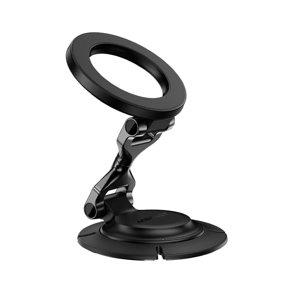 ACEFAST D64 Universal Magnetic Car Phone Holder, Strong Magnetic Mount, 360° Adjustable Dashboard & Air Vent Holder - Black