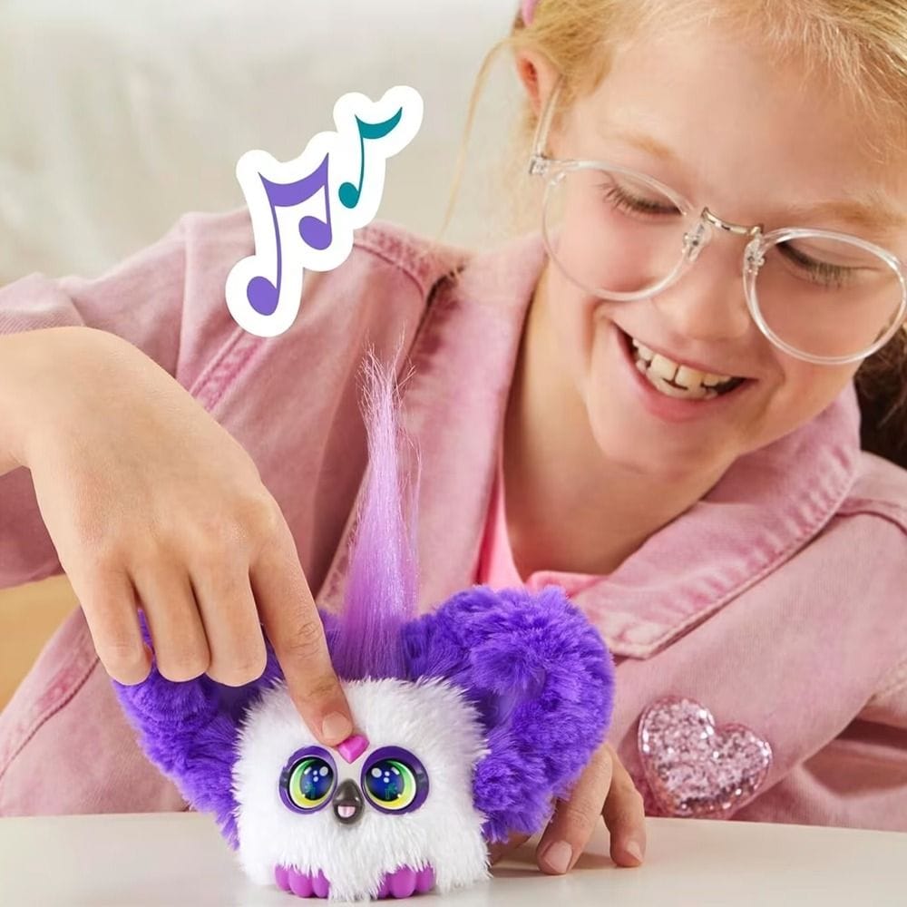 Hasbro Furby Furblet Bam Boo Animal Figure Plush Toy 6+ Years, Multiple Ways To Activate Play Features - 5010996303998