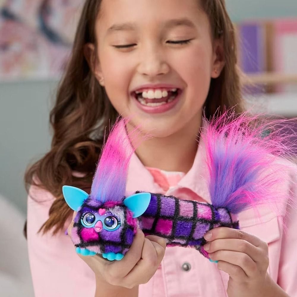 لعبة هاسبرو فربي دي جيه فربليتس ديسكو داز القطيفة للأطفال من عمر 6 سنوات فما فوق، رفيق فربليتس المرح والرائع، قابل للتمدد لإصدار مؤثرات صوتية مضحكة - 5010996330178