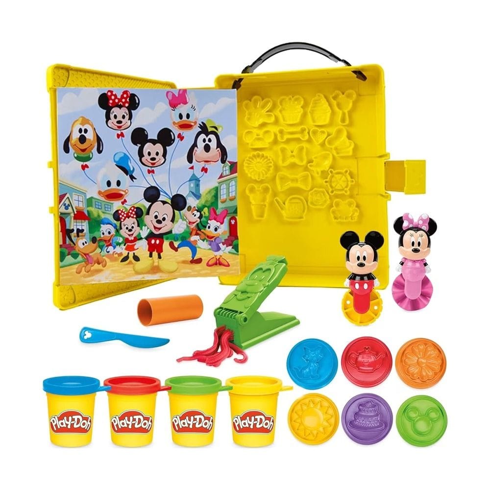 Hasbro Play-Doh Disney Junior Shape A Story Playset 2+ Years, 4 Interactive Playmats With Fun Activities - 5010996363152