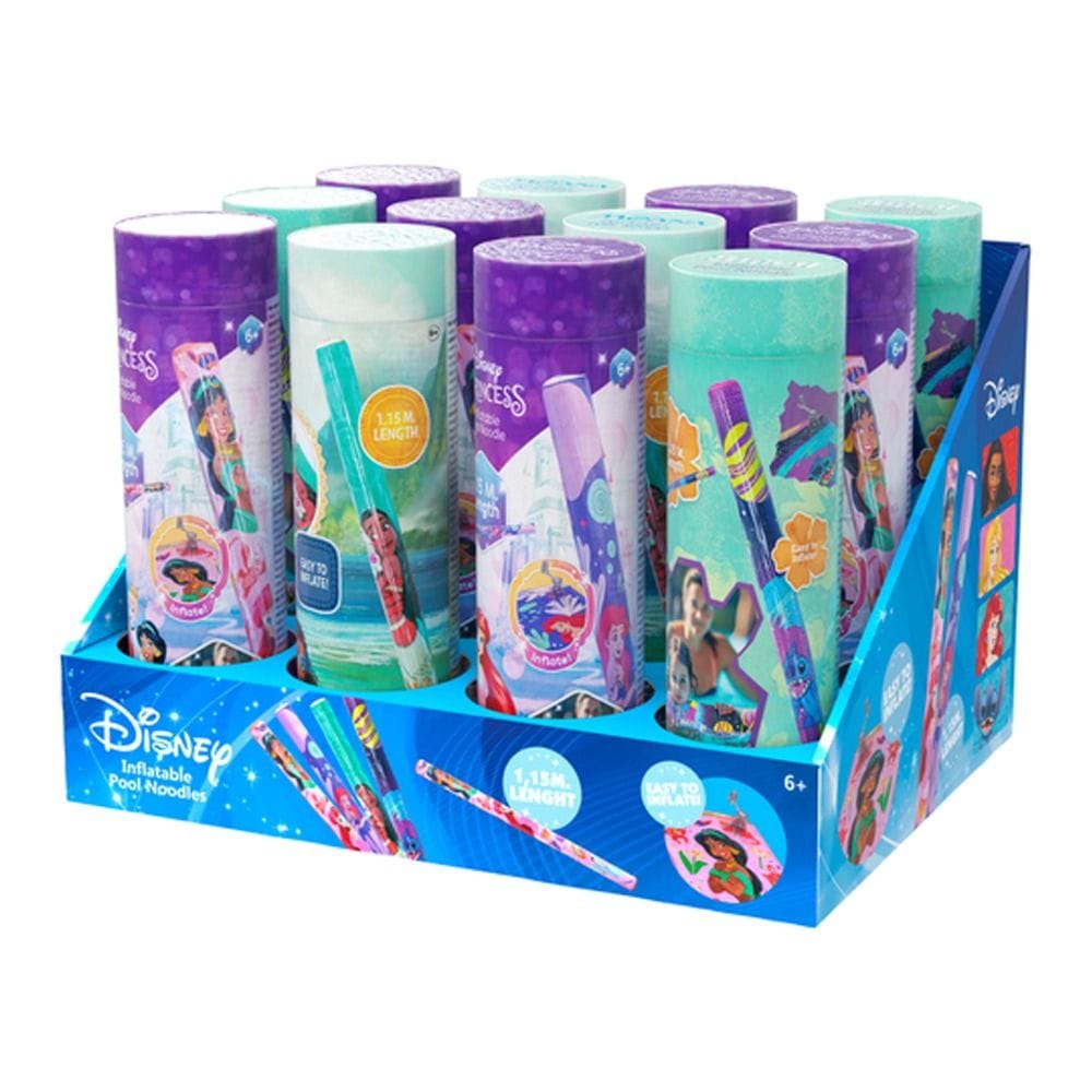 Disney Stitch Inflatable Pool Noodle 6+ Years, Colorful Stitch Design, 1.15-Meter Length Provides Great Support - 8411936729361