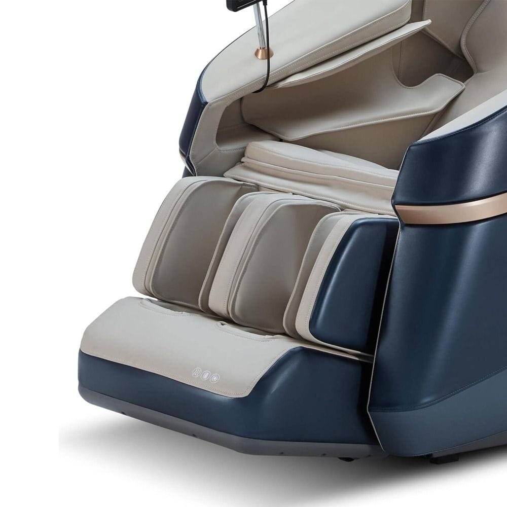 Rotai Jimny Massage Chair, 8D SL Track Full Body Massage, Zero Gravity Recline, Heat Therapy, Airbags, Foot Rollers, Voice & Bluetooth Control | Blue - A36