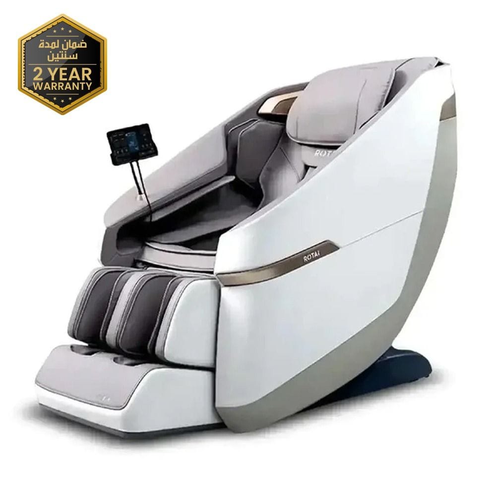 Rotai Jimny A36 Massage Chair with Full-Body Shiatsu, 12 Auto Programs, Zero Gravity, Carbon Fiber Heat Therapy & Built-In Speakers | Grey