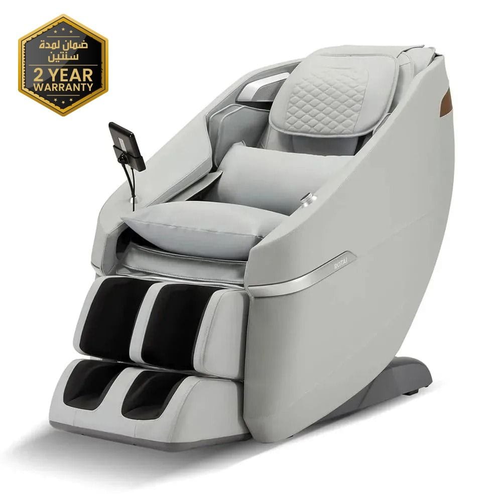 Rotai Ekanite 2-in-1 Massage Chair Sofa, Full Body Massage, Zero Gravity Recline, Heating Pads, Rocking Function, Touch Control & Space Capsule Design | Grey - A37