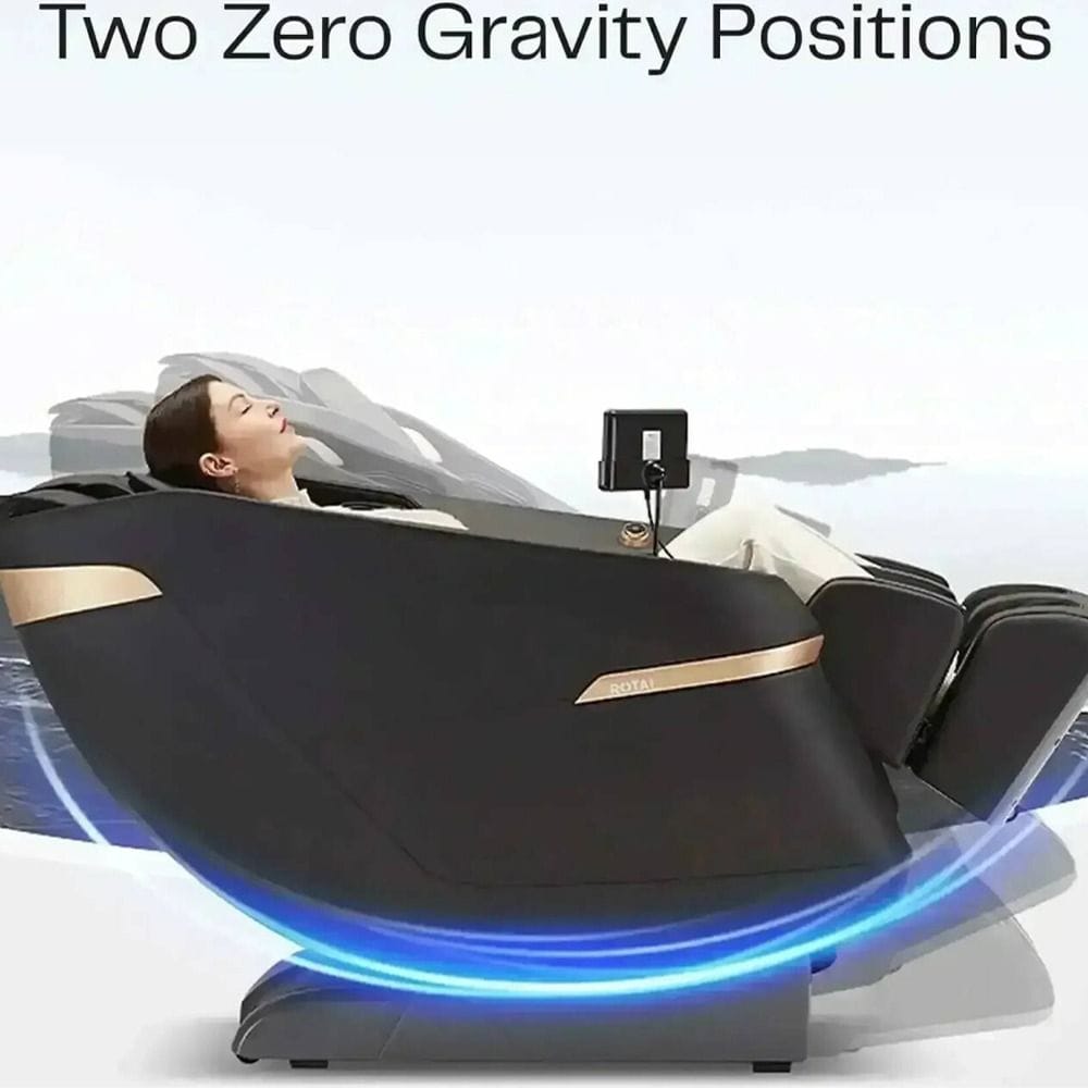 Rotai Ekanite Massage Chair & Sofa 2-in-1, Full Body SL Track Massage, Zero Gravity Recline, 36 Airbags, Carbon Fiber Heating & 22 Auto Programs | Black - A37