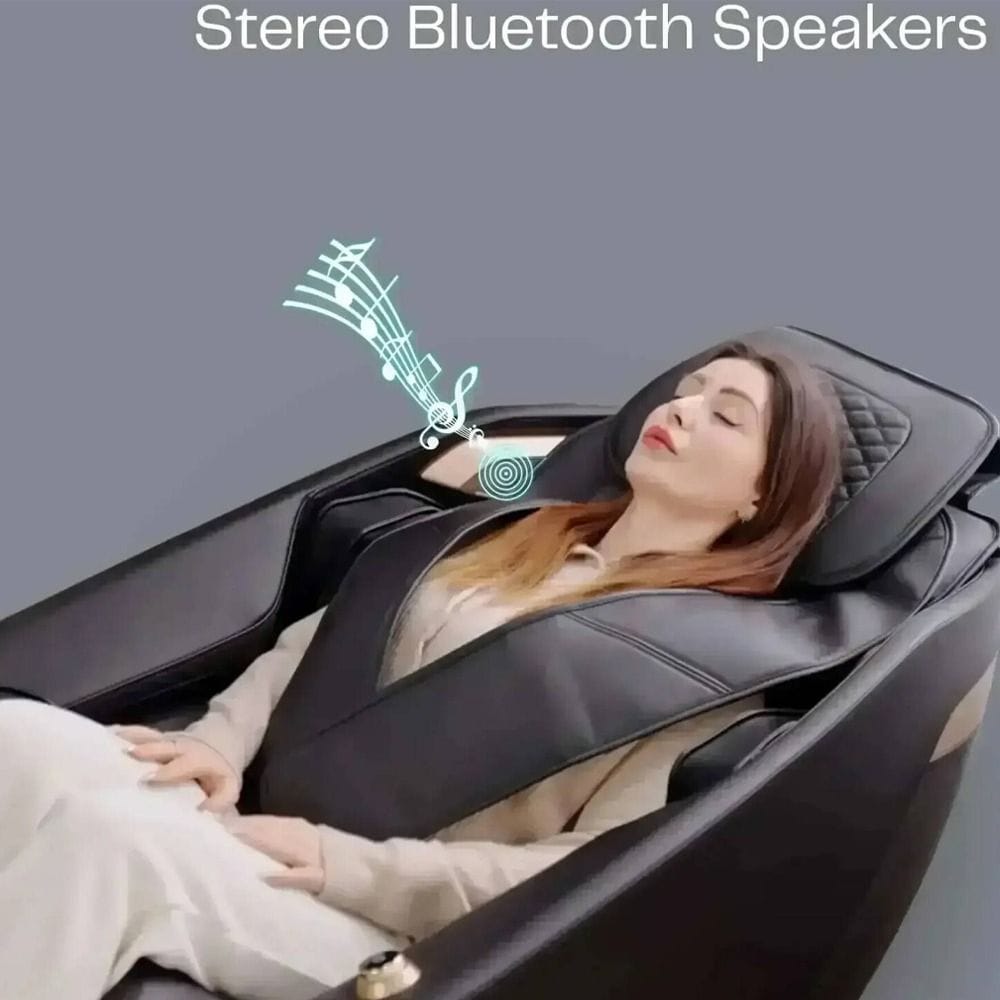 Rotai Ekanite Massage Chair & Sofa 2-in-1, Full Body SL Track Massage, Zero Gravity Recline, 36 Airbags, Carbon Fiber Heating & 22 Auto Programs | Black - A37
