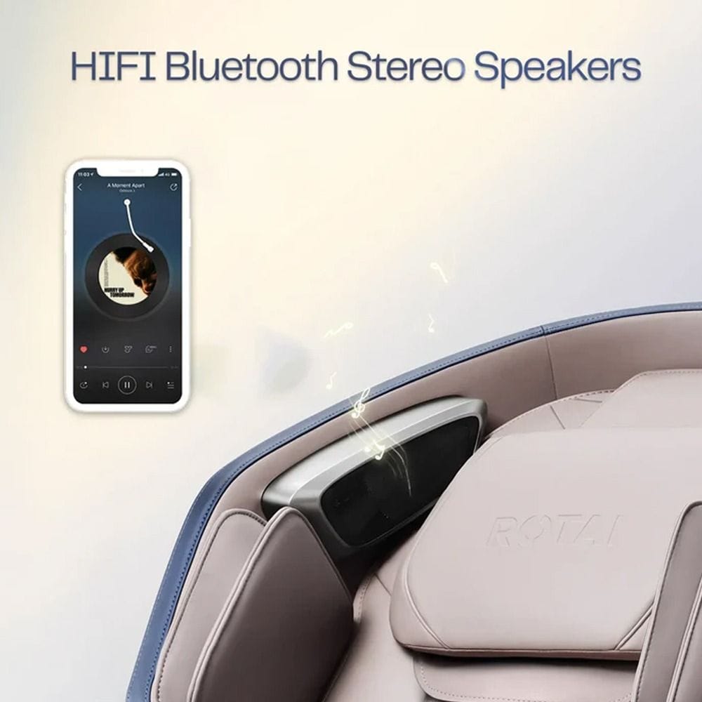 Rotai 8D SL-Track Massage Chair, Dual-Core 4D Rollers, Cycling & Yoga Stretch, 38 Airbags, Zero Gravity Recline, AI Voice, Bluetooth & Heat Therapy | Hermes Orange - A70 Max