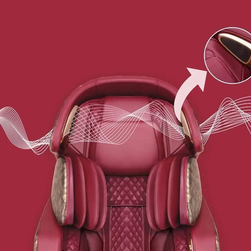 Rotai Yoga Massage Chair with Zero Gravity, Shiatsu Kneading, Magnetic Heat Therapy, Full Body Relaxation & Intelligent Health Massage System | Red - RT7709