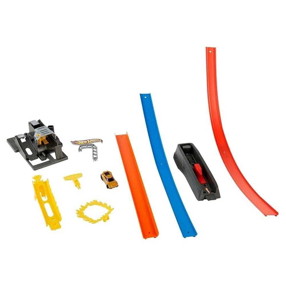 Hot Wheels Energy Track Set 5+ Years, High-Speed Hot Wheels Stunt Action, Exciting Stunt Track Design - 887961868180