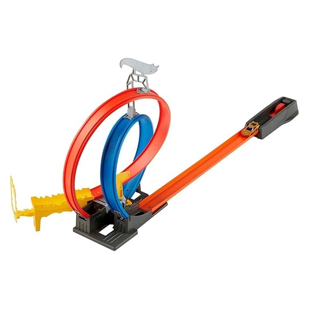 Hot Wheels Energy Track Set 5+ Years, High-Speed Hot Wheels Stunt Action, Exciting Stunt Track Design - 887961868180