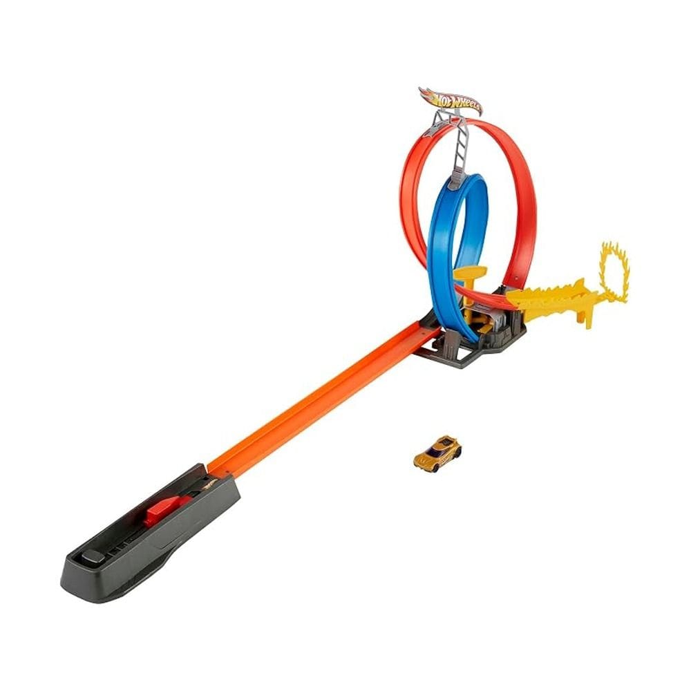 Hot Wheels Energy Track Set 5+ Years, High-Speed Hot Wheels Stunt Action, Exciting Stunt Track Design - 887961868180