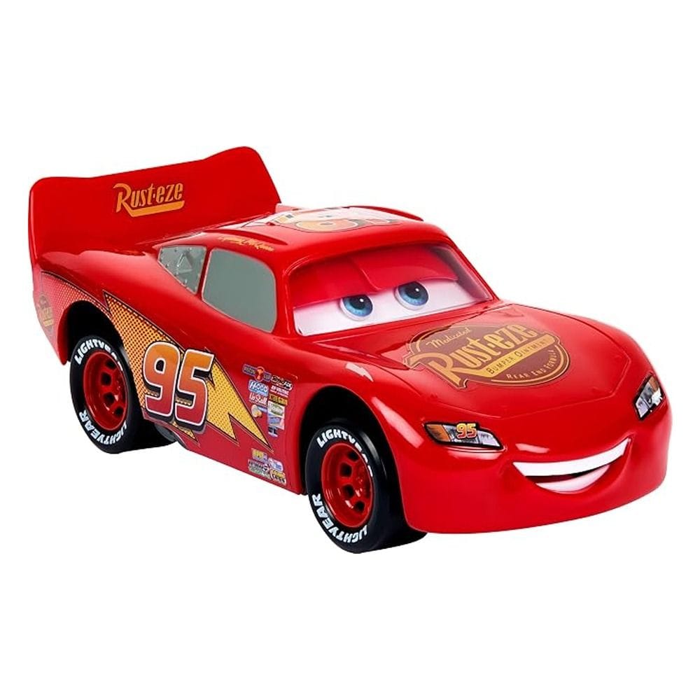 Mattel Disney Pixar Cars Moving Moments Lightning McQueen Toy 3+ Years, Portable And Lightweight Design - 194735159369