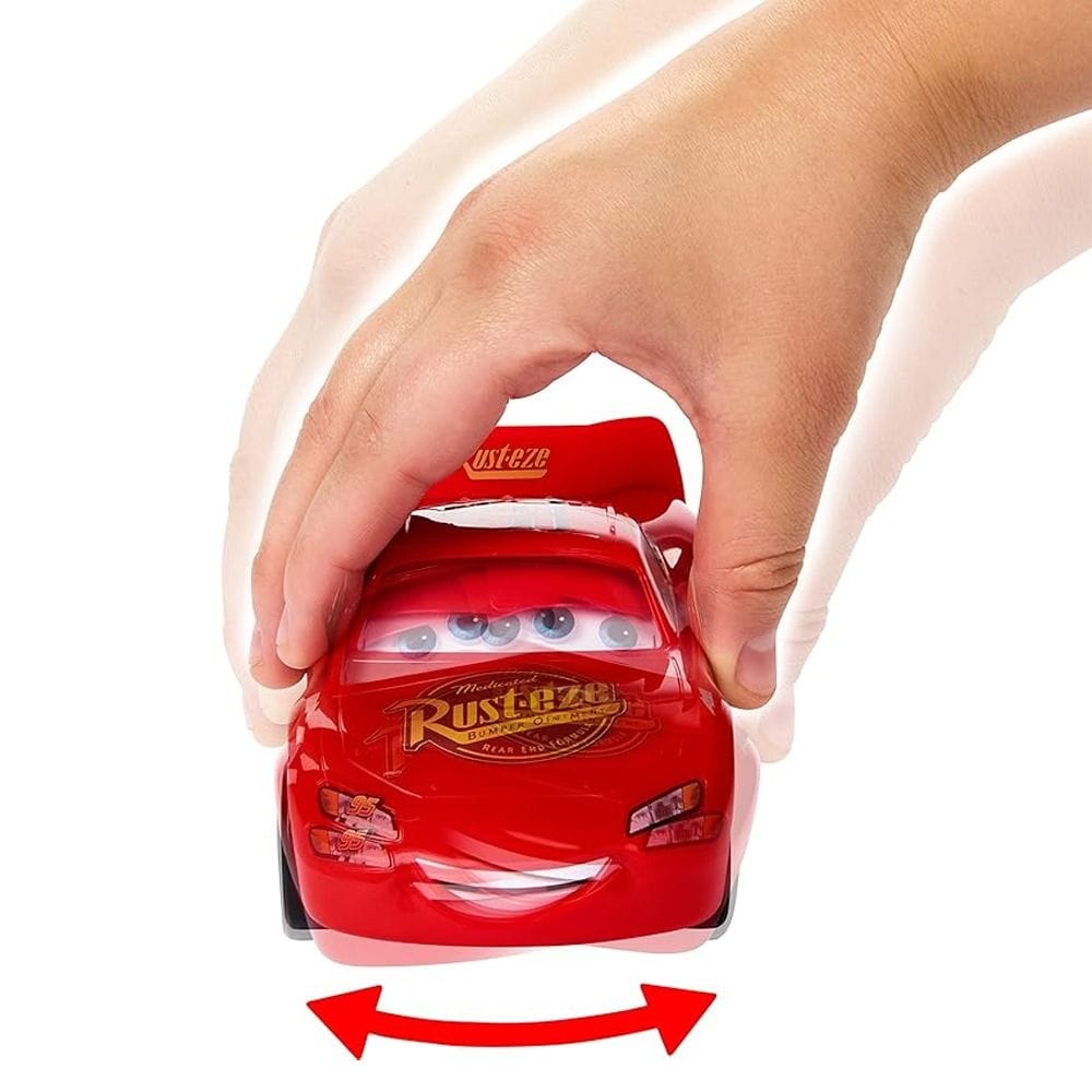 Mattel Disney Pixar Cars Moving Moments Lightning McQueen Toy 3+ Years, Portable And Lightweight Design - 194735159369