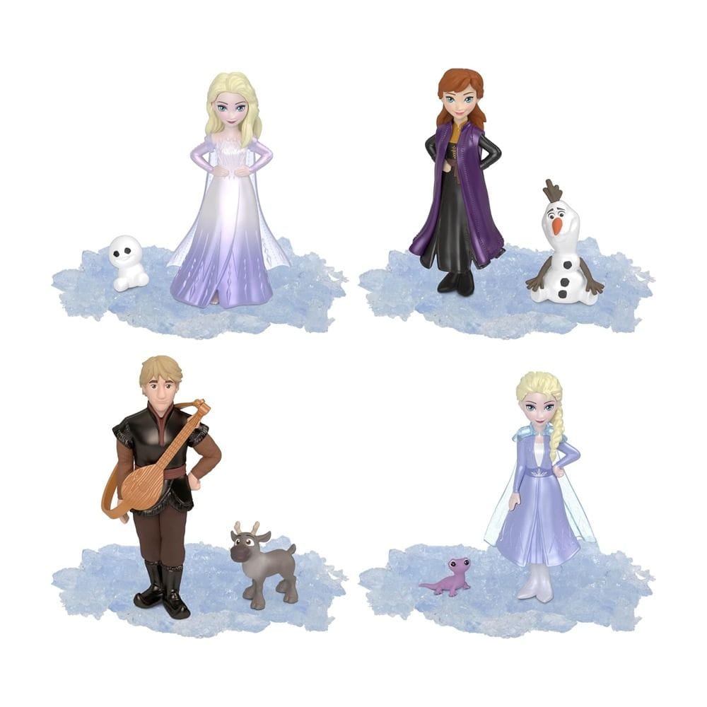 Mattel Disney Frozen Snow Ice Reveal Doll Set 3+ Years, 6 Surprises To Discover, Fun Squishy Ice Reveal Experience - 194735222780