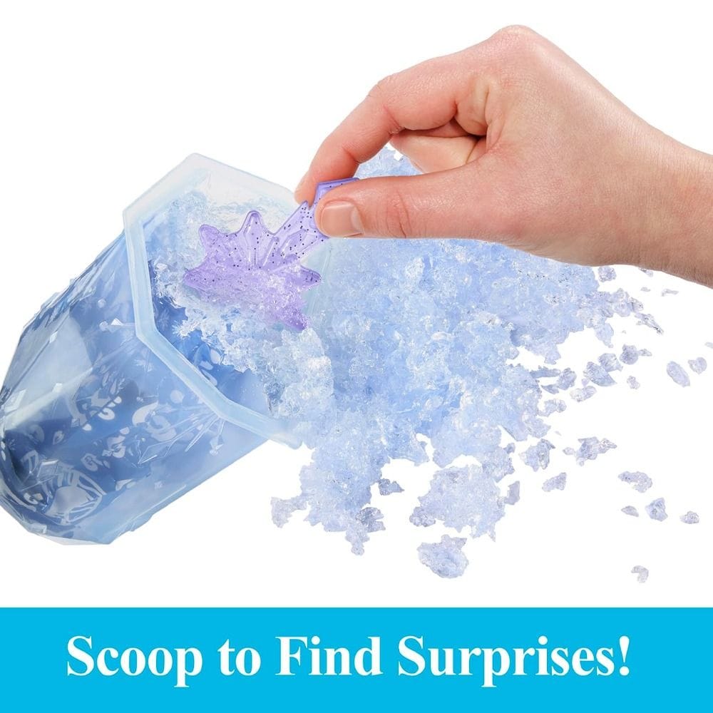 Mattel Disney Frozen Snow Ice Reveal Doll Set 3+ Years, 6 Surprises To Discover, Fun Squishy Ice Reveal Experience - 194735222780