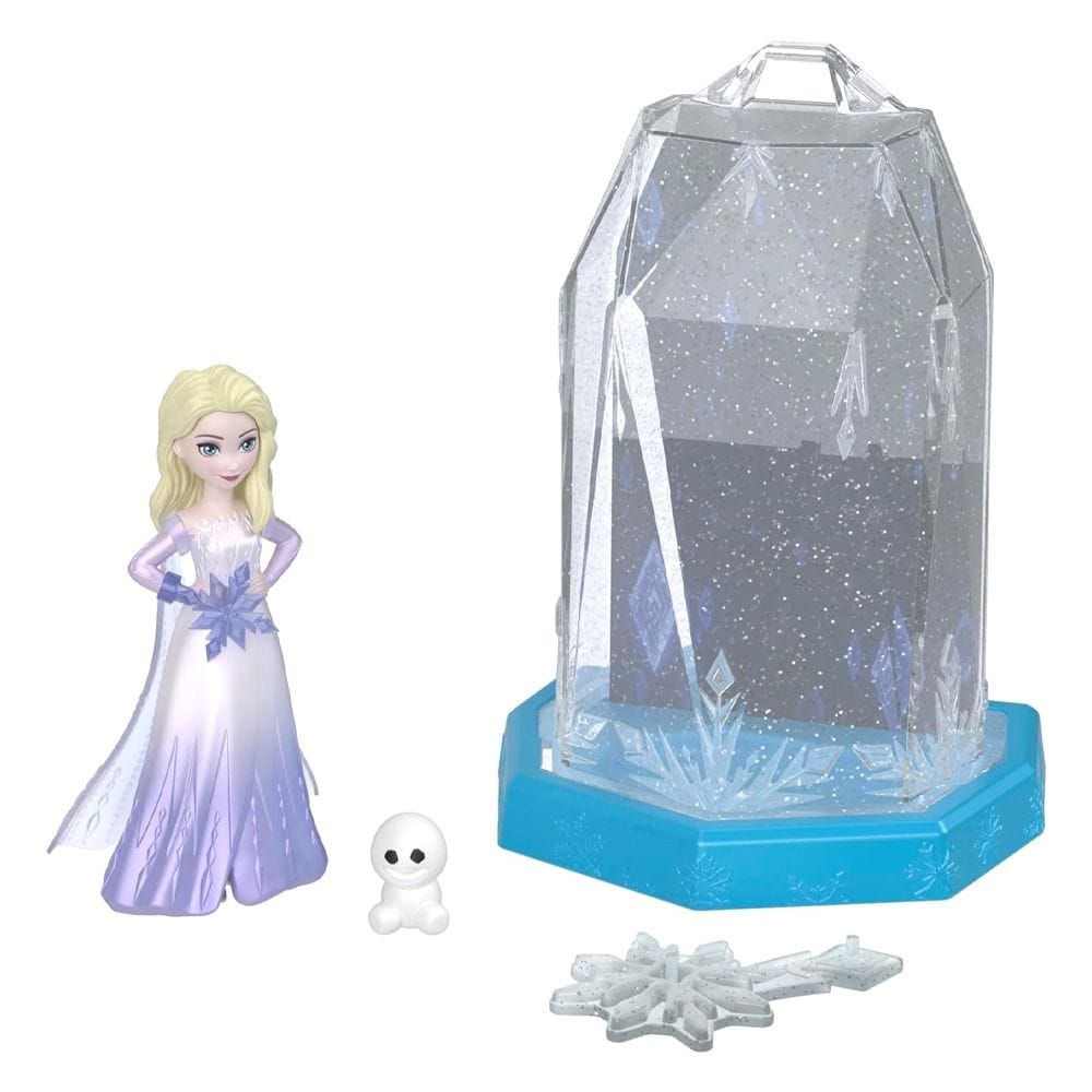 Mattel Disney Frozen Snow Ice Reveal Doll Set 3+ Years, 6 Surprises To Discover, Fun Squishy Ice Reveal Experience - 194735222780
