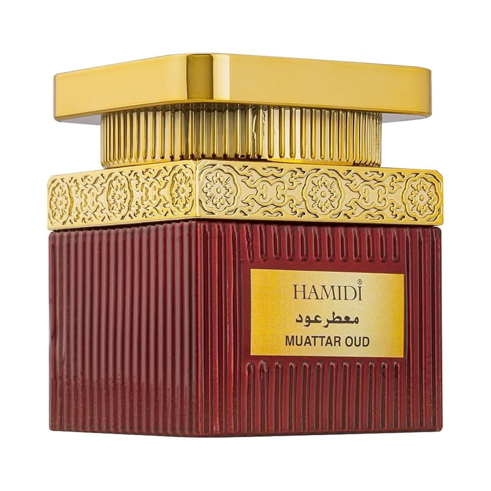 Hamidi Oud Muattar 100% Pure Oriental Oud Bakhoor, Long-Lasting Incense, Rich Smoke-Free Fragrance for Home & Prayer - 50g