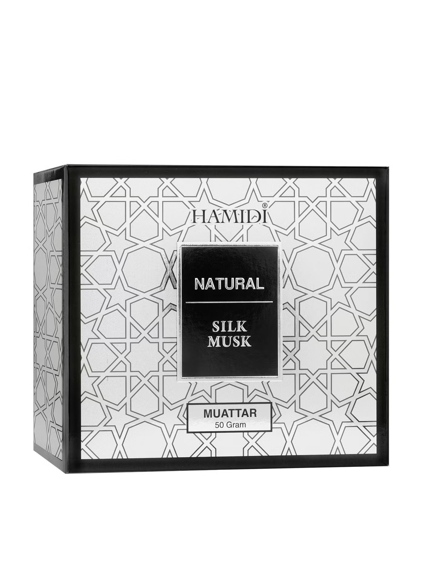 Hamidi Natural Muattar Silk Musk Bakhoor, Premium Oriental Incense, Long-Lasting Fragrance for Home, Prayer & Gifting - 50g