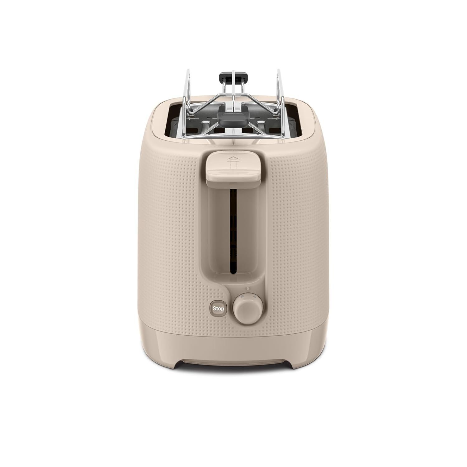 Tefal Morning Toaster, 2-Slot 850W Toaster with Adjustable Browning, Defrost & Reheat Functions - Beige - TT2M1B27