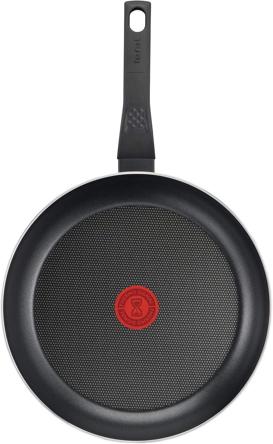 Tefal Easy Cook & Clean 26cm Frypan, Titanium Non-Stick Coating, Thermo-Signal Heat Indicator, Even Heat Distribution | Black - B5540502
