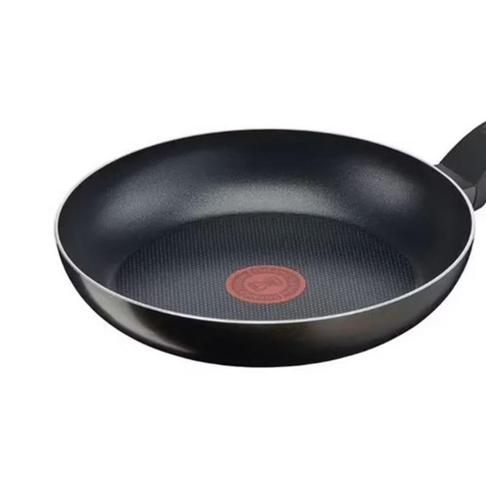 Tefal Easy Cook & Clean 30cm Frypan, Titanium Non-Stick Coating, Thermo-Signal Heat Indicator, Even Heat Distribution | Black - B5540702