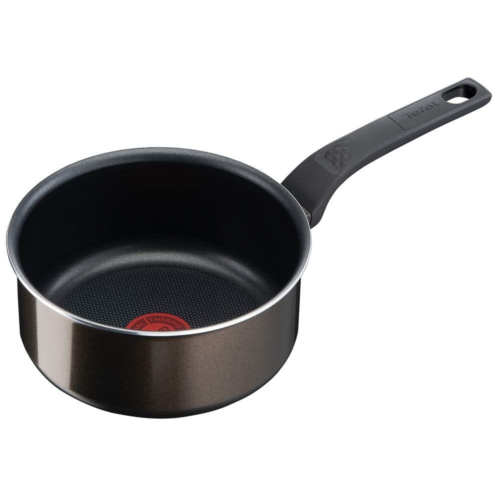 Tefal Easy Cook & Clean Saucepan, 14cm Non-Stick Aluminium Pan, Thermo-Signal Technology, Easy Cleaning Design - B5542702