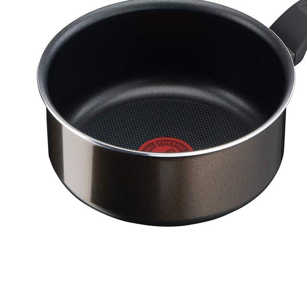 Tefal Easy Cook & Clean Saucepan, 14cm Non-Stick Aluminium Pan, Thermo-Signal Technology, Easy Cleaning Design - B5542702