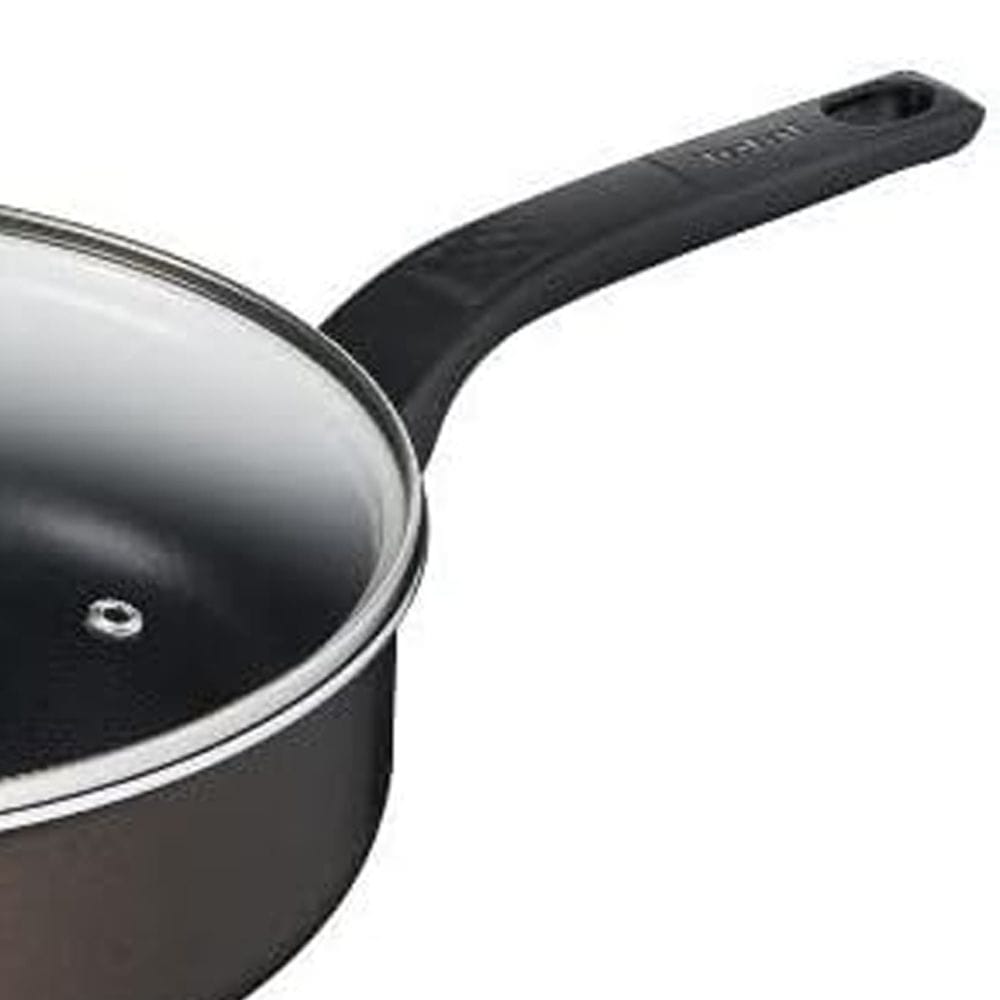 Tefal Easy Cook & Clean Sauté Pan, 26cm with Lid, Non-Stick Aluminium Cookware, Easy Clean Coating, Gas Compatible - B5543302