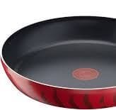 Tefal Tempo Flame Frypan, 28cm Non-Stick Aluminium Cookware, Thermo-Signal Heat Indicator, Gas & Electric Compatible - C3040683