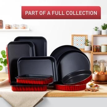 Tefal Tempo Flame Kebbe Oven Dish, 38cm Heat-Resistant Glass Bakeware, Durable Baking Dish, Oven Safe - J5719583
