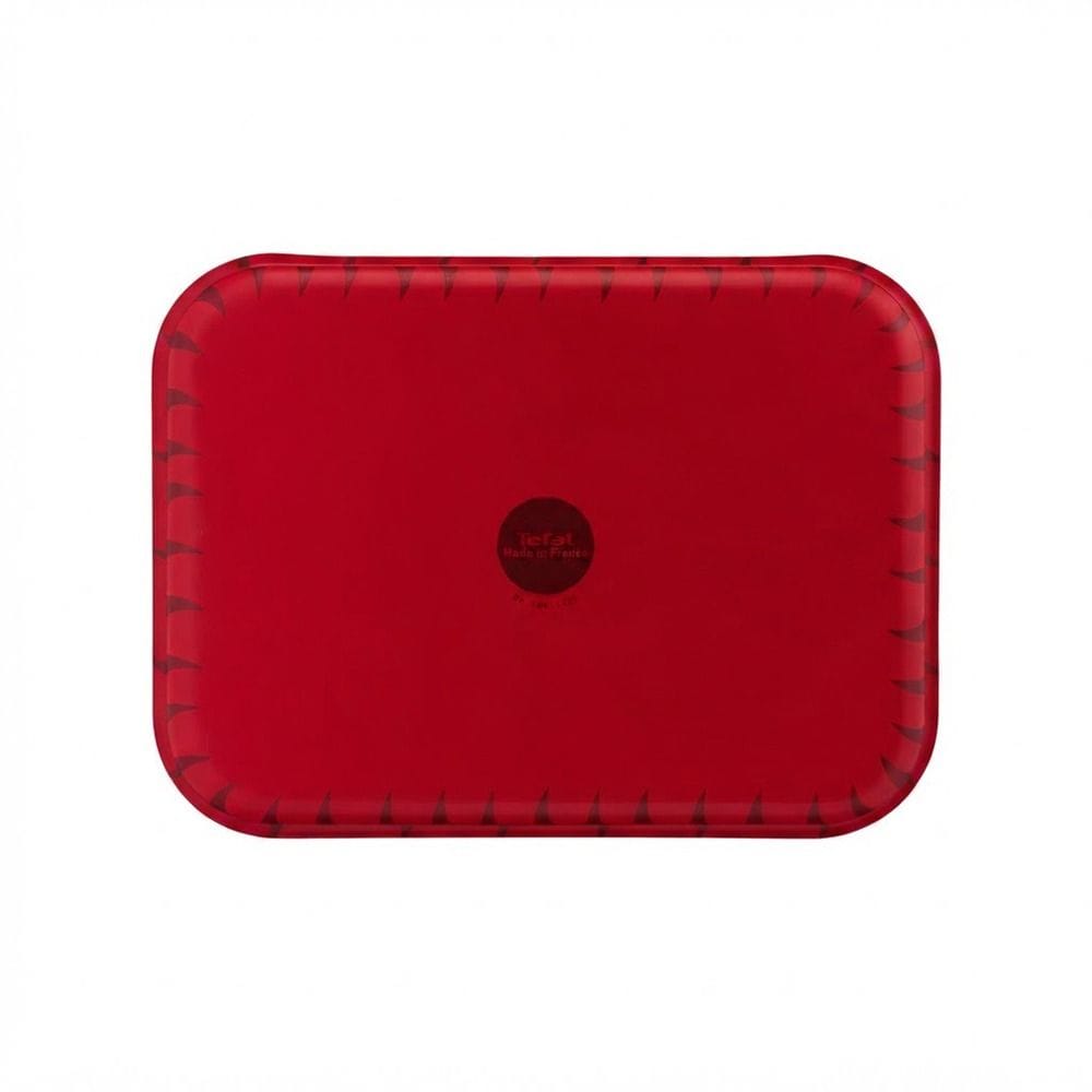 Tefal Tempo Flame 31x24cm Rectangular Ovenware, Non-Stick Aluminum Bakeware, Heat Diffusion, Easy Clean, Made in France | Red - J5714782
