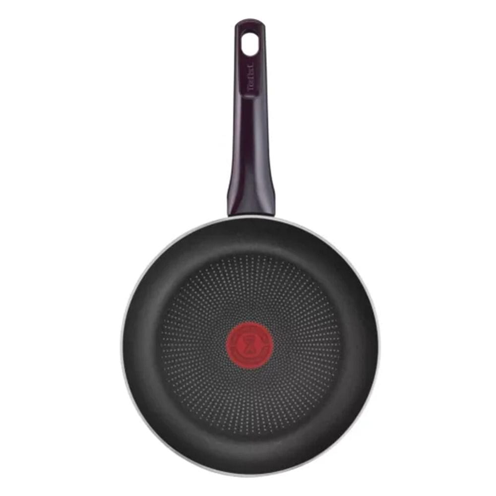Tefal Resist Intense Frypan, 24cm Non-Stick Aluminium Cookware, Thermo-Signal Heat Indicator, Durable Construction - D5220483