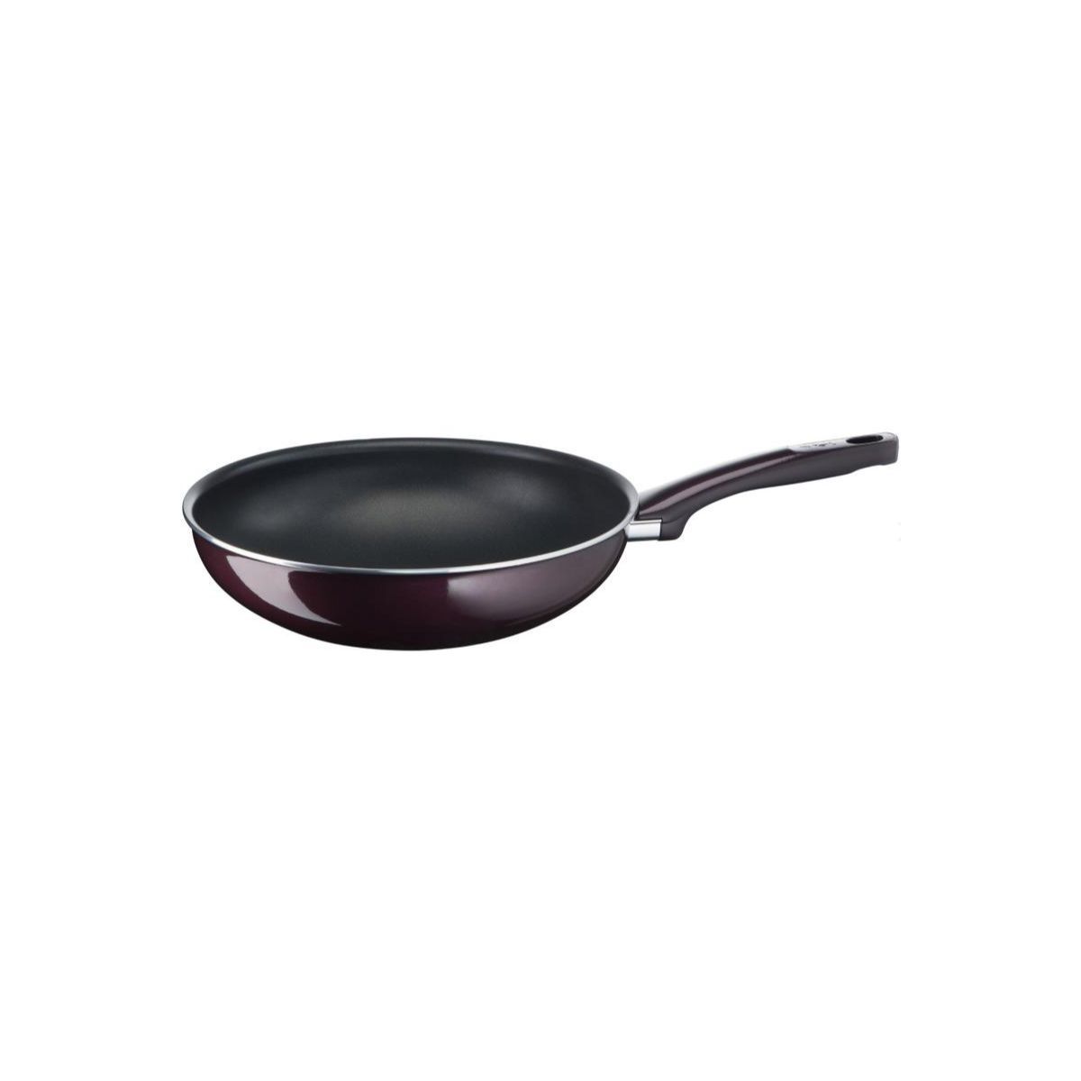 Tefal Resist Intense Wok Pan, 28cm Non-Stick Aluminium Cookware, Thermo-Signal Heat Indicator - D5221983