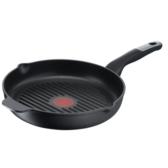Tefal Unlimited Grill Pan, 26 x 26cm Non-Stick Aluminium Cookware, Induction Compatible, Titanium Non-Stick Coating - E2294074
