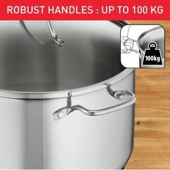 Tefal Intuition G6 Stainless Steel Stewpot, 36cm with Lid, Induction Compatible Cookware - B8647504
