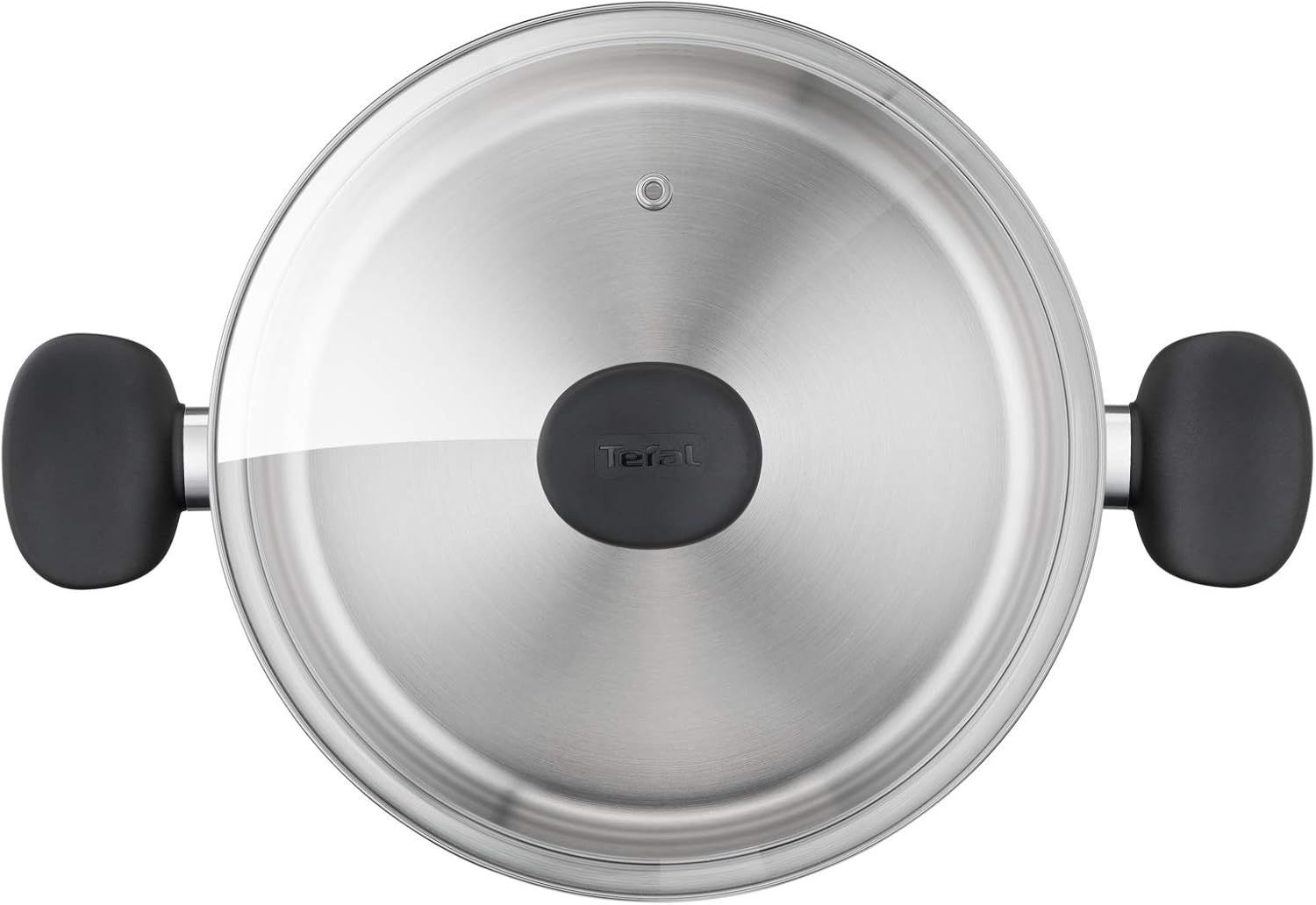 Tefal Primary Stainless Steel Stewpot, 24cm with Lid, Induction Compatible Cookware, Durable Stainless Steel Construction - E3084604