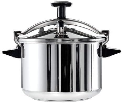 Tefal Authentique Eco Pressure Cooker, 9L Stainless Steel Cooker, Induction Compatible, Secure Locking Lid, Fast Pressure Cooking - P0534931