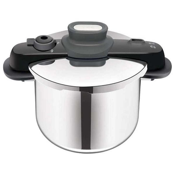 Tefal Secure 5 Pressure Cooker, 8L Stainless Steel Cooker, Induction Compatible, Secure Locking Lid, Fast Pressure Cooking - P3534446