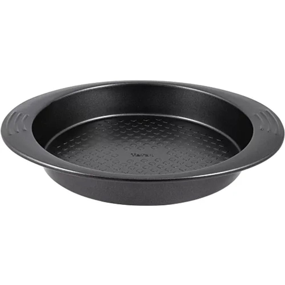 Tefal Easy Grip Gold Round Cake Pan, 23cm Non-Stick Baking Tin, Durable Carbon Steel Bakeware, Easy Release Design - J1629645
