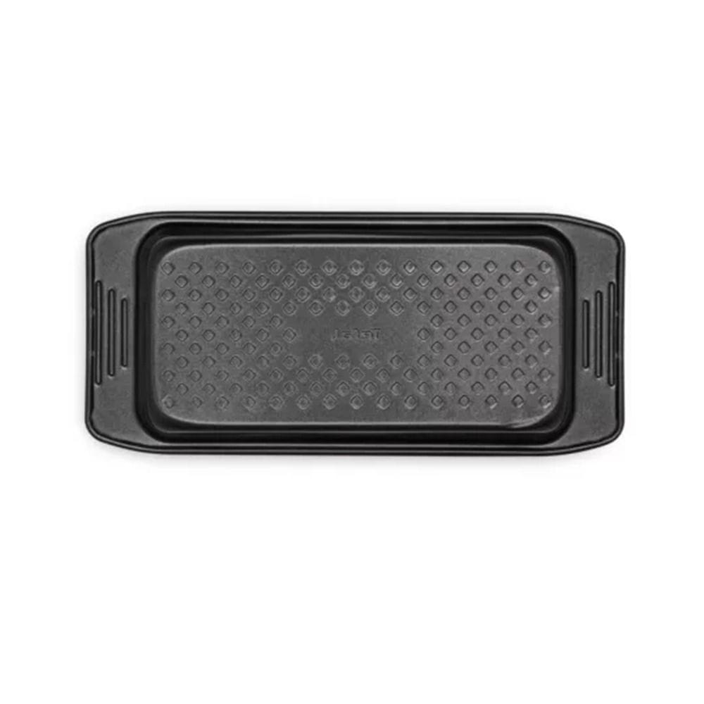 Tefal Easy Grip Gold Loaf Pan, 12 x 25cm Non-Stick Carbon Steel Bakeware, Easy Release Design, Durable Baking Tin - J1625345