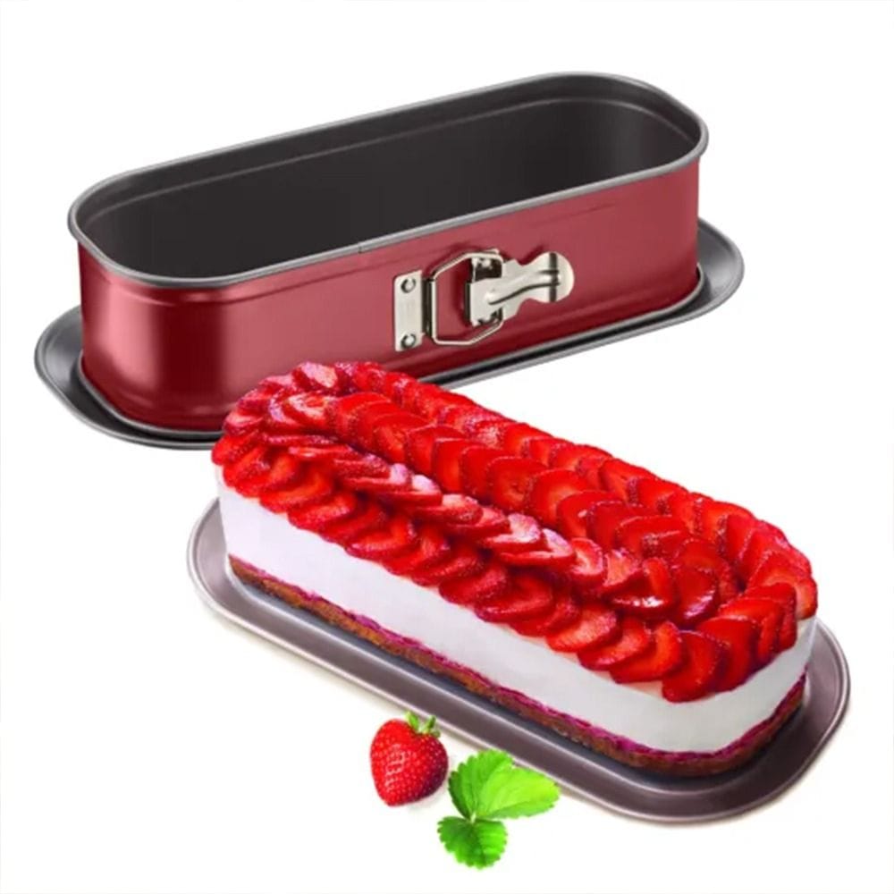 Tefal Deli Bake Springform Cake Pan, 30 x 11cm Non-Stick Carbon Steel Bakeware, Removable Base, Easy Release Design - J1640314
