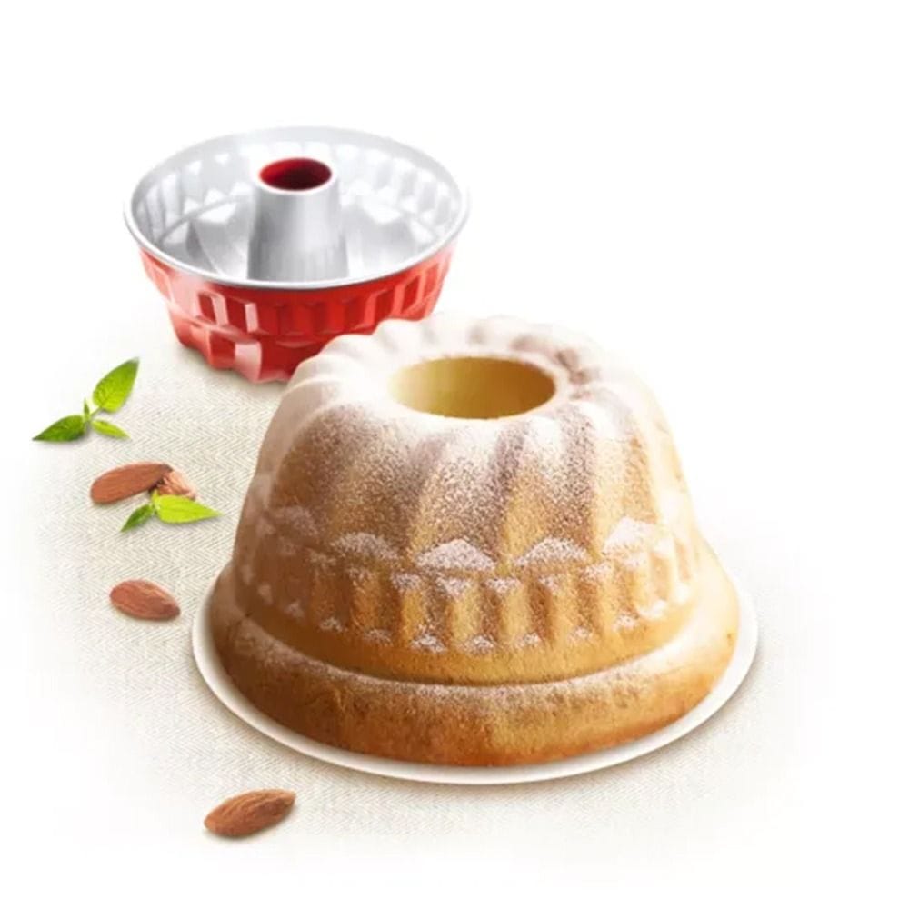 Tefal Deli Bake Kugelhopf Pan, Non-Stick Carbon Steel Cake Mould, Durable Bakeware, Easy Release Design - J1640214