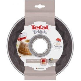 Tefal Easy Bake Kugelhopf Pan, 22cm Non-Stick Carbon Steel Cake Mould, Durable Bakeware - J1746874
