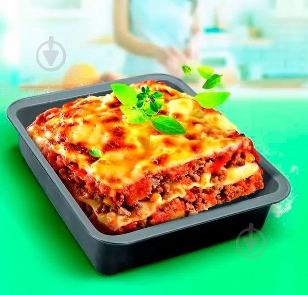 Tefal Easy Bake Oven Dish, 29 x 23cm Non-Stick Baking Dish, Durable Carbon Steel Bakeware, Even Heat Distribution, Black - J1744674